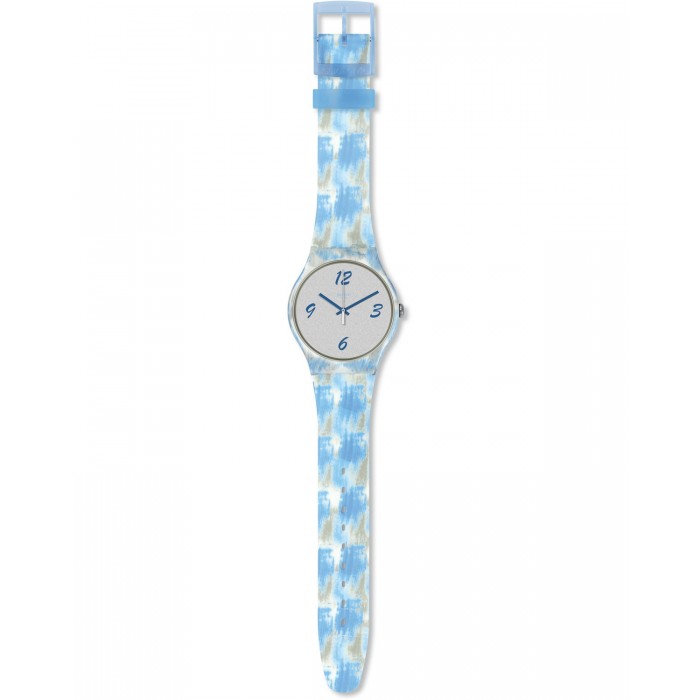 SWATCH BLUQUARELLE Πολύχρωμο  Λουράκι Σιλικόνης SUOW149