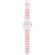 SWATCH REDURE White & Red Silicone Strap SUOW150 