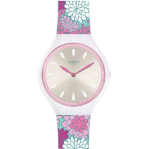 SWATCH SKINPIVOINE Multicolored silicone strap SVOZ100