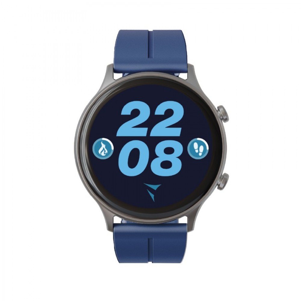 TECHMADE Dynamic 2 Smartwatch Μπλε Λουράκι Σιλικόνης + Bluetooth ακουστικά TM-DYNAMIC2-BL