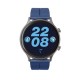 TECHMADE Dynamic 2 Smartwatch Μπλε Λουράκι Σιλικόνης + Bluetooth ακουστικά TM-DYNAMIC2-BL