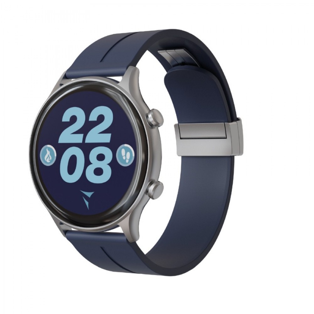 TECHMADE Dynamic 2 Smartwatch Μπλε Λουράκι Σιλικόνης + Bluetooth ακουστικά TM-DYNAMIC2-BL