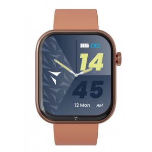 TECHMADE Glam Smartwatch Ροζ Χρυσό Λουράκι Σιλικόνης +Δώρο πορτοφόλι TM-GLAM006