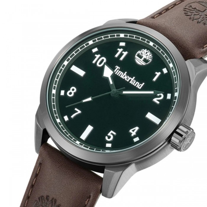 TIMBERLAND Small Henniker Ρολόι Καφέ Δερμάτινο λουράκι TDWGA0109702
