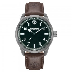 TIMBERLAND Small Henniker Ρολόι Καφέ Δερμάτινο λουράκι TDWGA0109702
