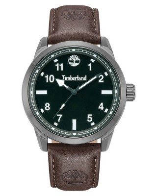 TIMBERLAND Small Henniker Ρολόι Καφέ Δερμάτινο λουράκι TDWGA0109702