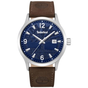 TIMBERLAND Trumbull Ρολόι Καφέ Δερμάτινο λουράκι TDWGB0109002
