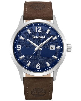 TIMBERLAND Trumbull Ρολόι Καφέ Δερμάτινο λουράκι TDWGB0109002
