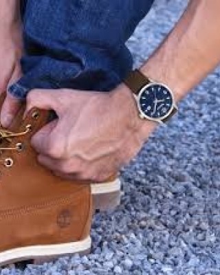 TIMBERLAND Trumbull Ρολόι Καφέ Δερμάτινο λουράκι TDWGB0109002
