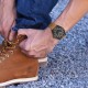 TIMBERLAND Small Northbridge Χρονογράφος Ρολόι Καφέ Δερμάτινο λουράκι TDWGB0109803
