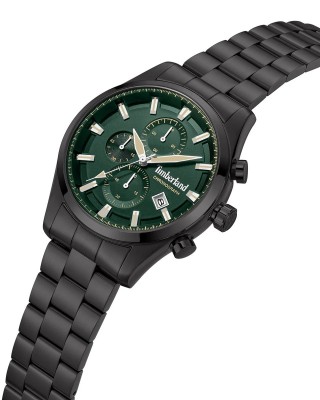 TIMBERLAND ASHMONT Ρολόι Μαύρο Ανοξείδωτο Ατσάλι μπρασελέ TDWGI0109304