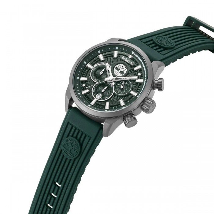 TIMBERLAND Henniker II BOXSET Chronograph Ρολόι Καφέ Δερμάτινο λουράκι TDWGQ00949X2