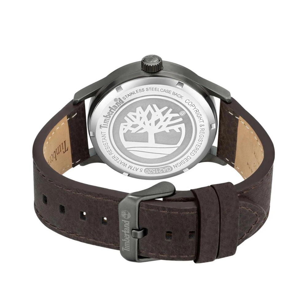 TIMBERLAND Sheepscot Ρολόι Καφέ Δερμάτινο λουράκι TDWGA2152005