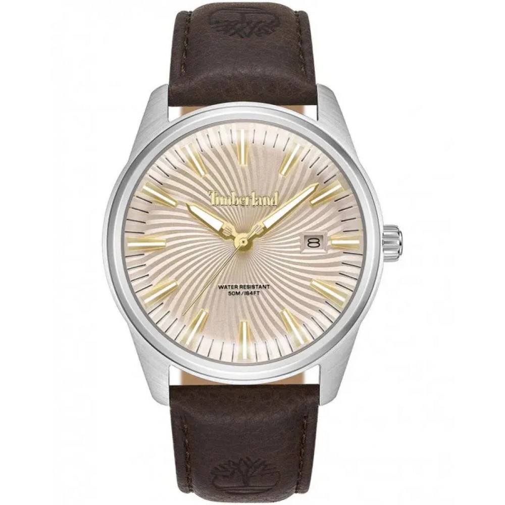 TIMBERLAND BIRCH ROAD Ρολόι Καφέ Δερμάτινο λουράκι TDWGB0083102