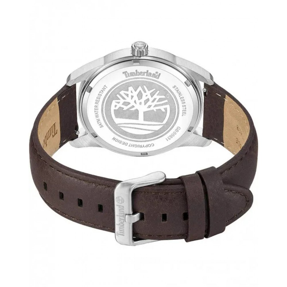TIMBERLAND BIRCH ROAD Ρολόι Καφέ Δερμάτινο λουράκι TDWGB0083102