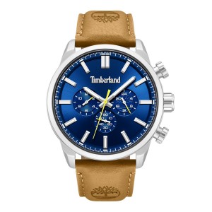 TIMBERLAND Henniker II Chronograph Ρολόι Καφέ Δερμάτινο λουράκι TDWGF0028702M