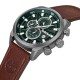 TIMBERLAND HENNIKER II Ρολόι Multifunction Καφέ Δερμάτινο λουράκι TDWGF0055601