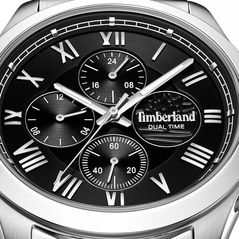 TIMBERLAND ASHMONT Ρολόι Ανδρικό Χρονογράφος Ασημί Ανοξείδωτο Ατσάλι μπρασελέ TDWGK0082603