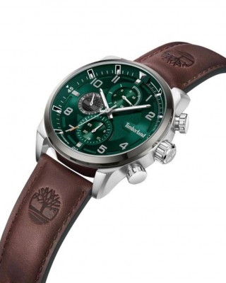 TIMBERLAND HENNIKER II Ρολόι Ανδρικό Καφέ Δερμάτινο λουράκι TDWGF2201101M