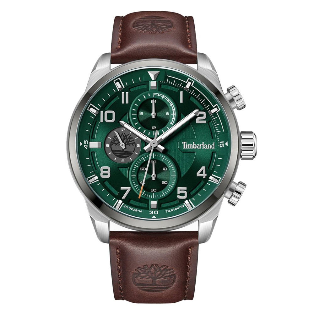 TIMBERLAND HENNIKER II Ρολόι Ανδρικό Καφέ Δερμάτινο λουράκι TDWGF2201101M TIMBERLAND HENNIKER II Ρολόι Ανδρικό Καφέ Δερμάτινο λουράκι TDWGF2201101M