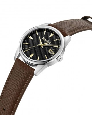 TIMBERLAND Jahscepi Ρολόι Καφέ Δερμάτινο λουράκι TDWGB0094602
