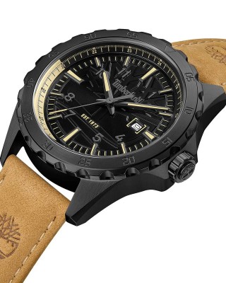 TIMBERLAND Day Pond Ρολόι Καφέ Δερμάτινο λουράκι TDWGB0055803