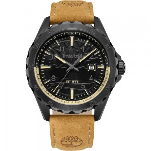 TIMBERLAND Day Pond Ρολόι Καφέ Δερμάτινο λουράκι TDWGB0055803