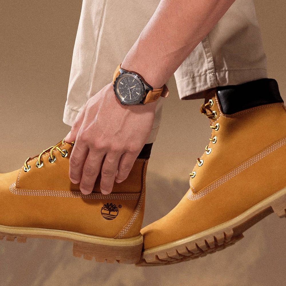 TIMBERLAND Day Pond Ρολόι Καφέ Δερμάτινο λουράκι TDWGB0055803