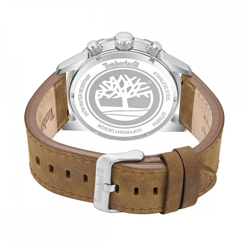 TIMBERLAND Campton Ρολόι Καφέ Δερμάτινο λουράκι TDWGF0055402 TIMBERLAND Campton Ρολόι Καφέ Δερμάτινο λουράκι TDWGF0055402