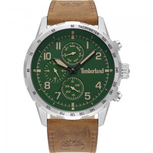 TIMBERLAND Campton Ρολόι Καφέ Δερμάτινο λουράκι TDWGF0055402