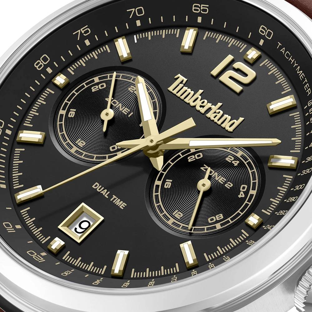 TIMBERLAND Northbridge Dual Time Ρολόι Ανδρικό Καφέ Δερμάτινο λουράκι TDWGF0094402 TIMBERLAND Northbridge Dual Time Ρολόι Ανδρικό Καφέ Δερμάτινο λουράκι TDWGF0094402