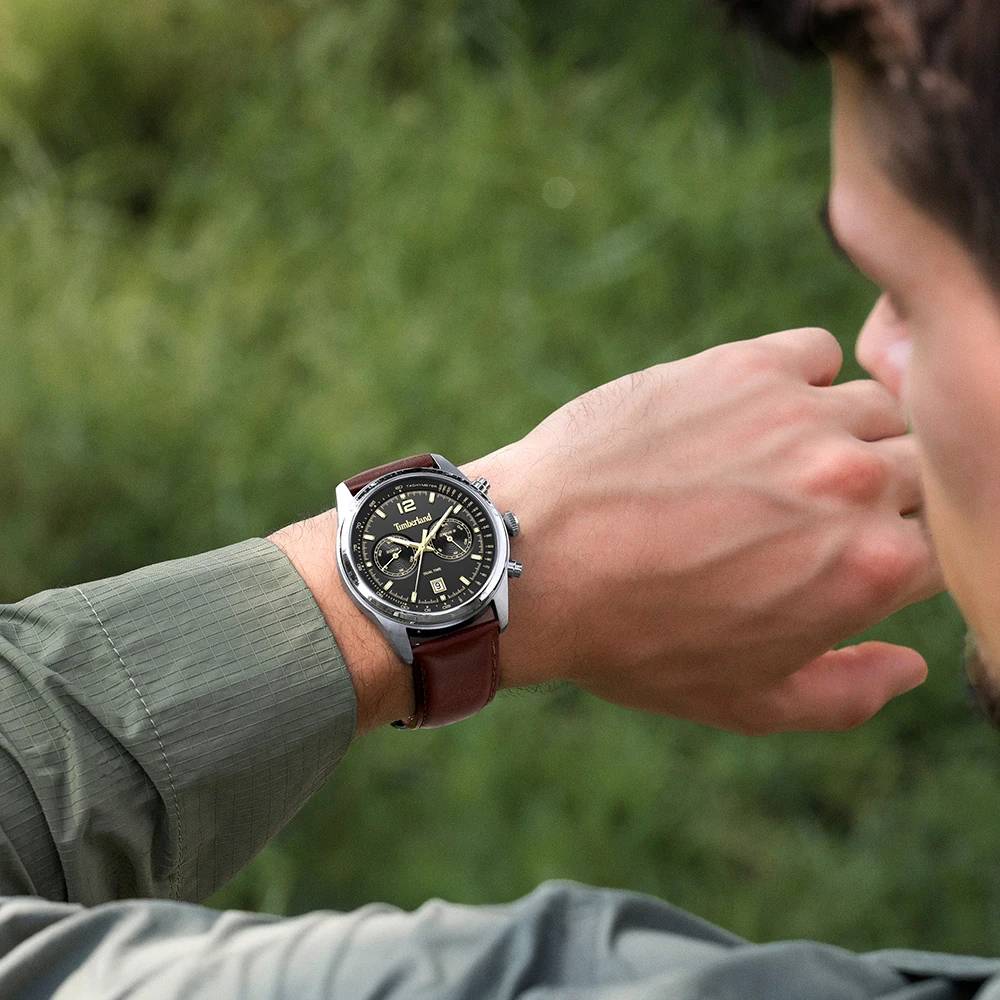 TIMBERLAND Northbridge Dual Time Ρολόι Ανδρικό Καφέ Δερμάτινο λουράκι TDWGF0094402 TIMBERLAND Northbridge Dual Time Ρολόι Ανδρικό Καφέ Δερμάτινο λουράκι TDWGF0094402