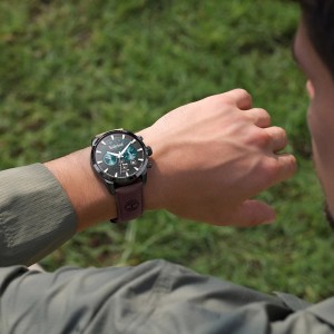 TIMBERLAND HENNIKER II Men's Watch Brown Leather strap TDWGF0095002 TIMBERLAND HENNIKER II Men's Watch Brown Leather strap TDWGF0095002