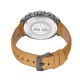 TIMBERLAND Williston Dual Time Ρολόι Ανδρικό Καφέ Δερμάτινο λουράκι TDWGF0042002