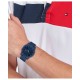 Tommy HILFIGER Denim Ρολόι Ανδρικό Μπλε Δερμάτινο Λουράκι 1710543 Tommy HILFIGER Denim Ρολόι Ανδρικό Μπλε Δερμάτινο Λουράκι 1710543