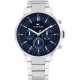 Tommy HILFIGER Tyson Ρολόι Ανδρικό Ασημί Ανοξείδωτο Ατσάλι μπρασελέ 1710588