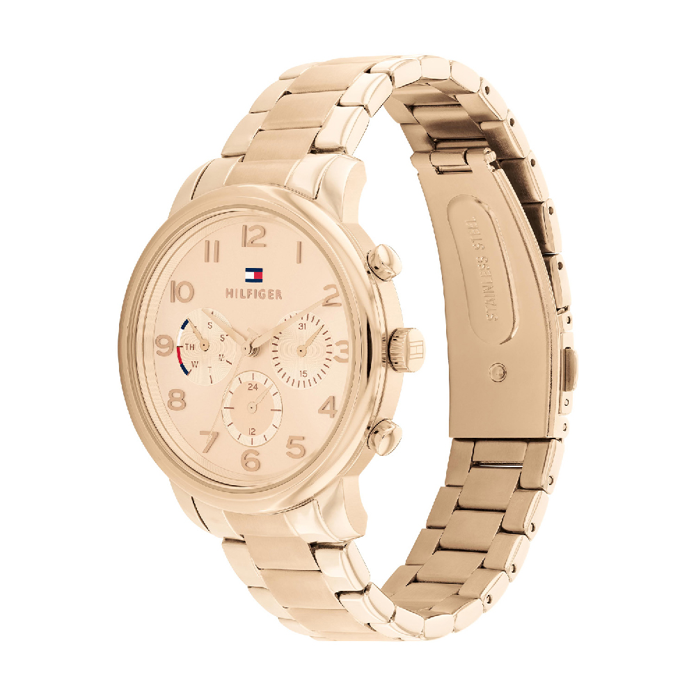 Tommy HILFIGER Isabel Ρολόι Γυναικείο Ροζ Επιχρυσωμένο Ανοξείδωτο Ατσάλι Μπρασελέ 1782526