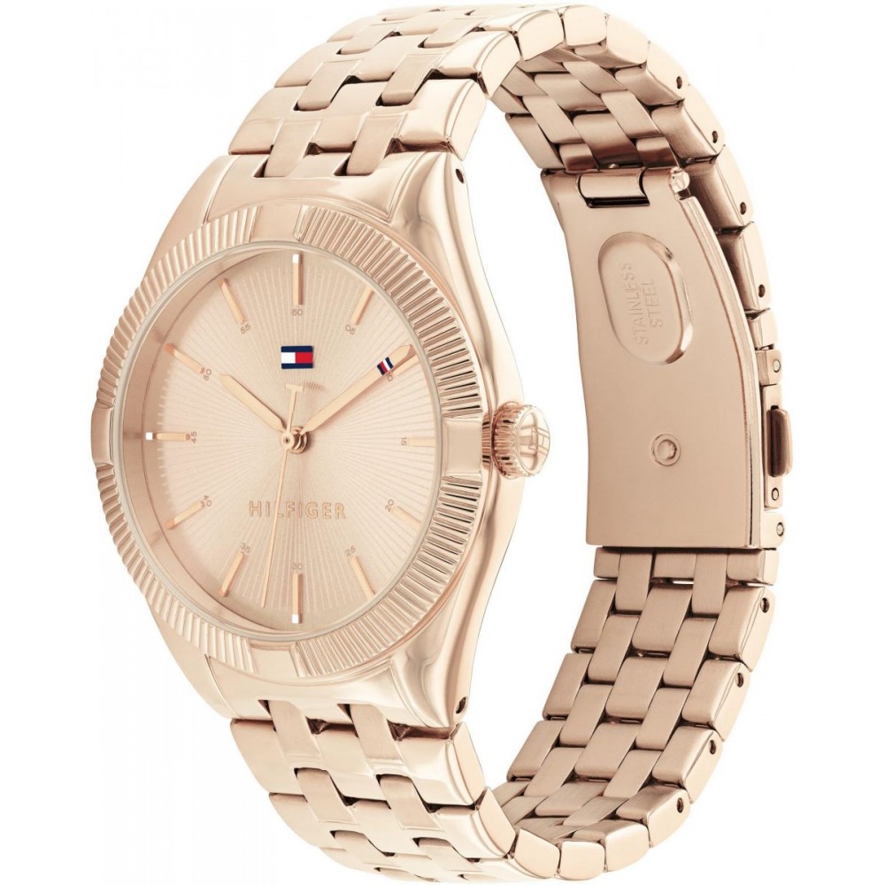 Tommy HILFIGER Rachel Ρολόι Γυναικείο Ροζ Επιχρυσωμένο Ανοξείδωτο Ατσάλι Μπρασελέ 1782551