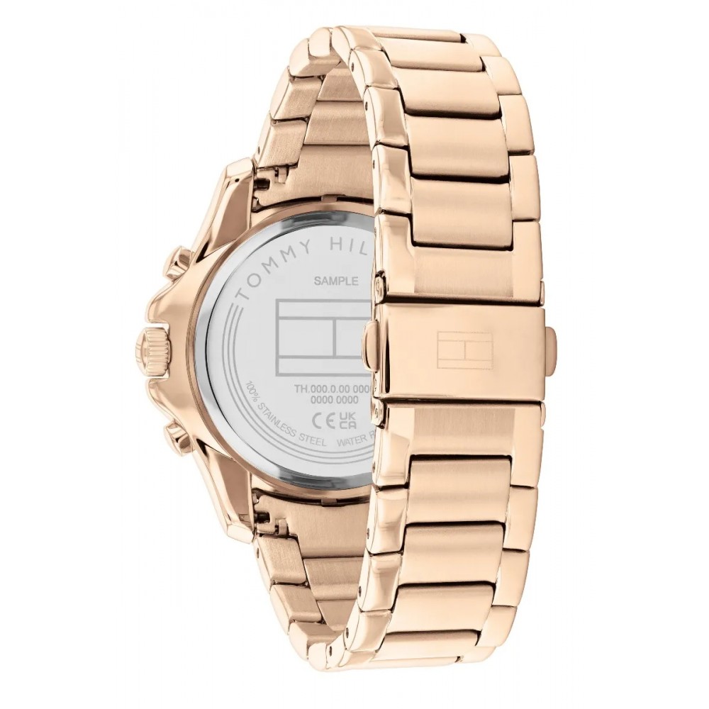 Tommy HILFIGER Brooklyn Ρολόι Γυναικείο Ροζ Επιχρυσωμένο Ανοξείδωτο Ατσάλι Μπρασελέ 1782572