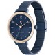 Tommy HILFIGER Florence Ρολόι Γυναικείο Μπλε Ανοξείδωτο Ατσάλι Mesh Μπρασελέ 1782581
