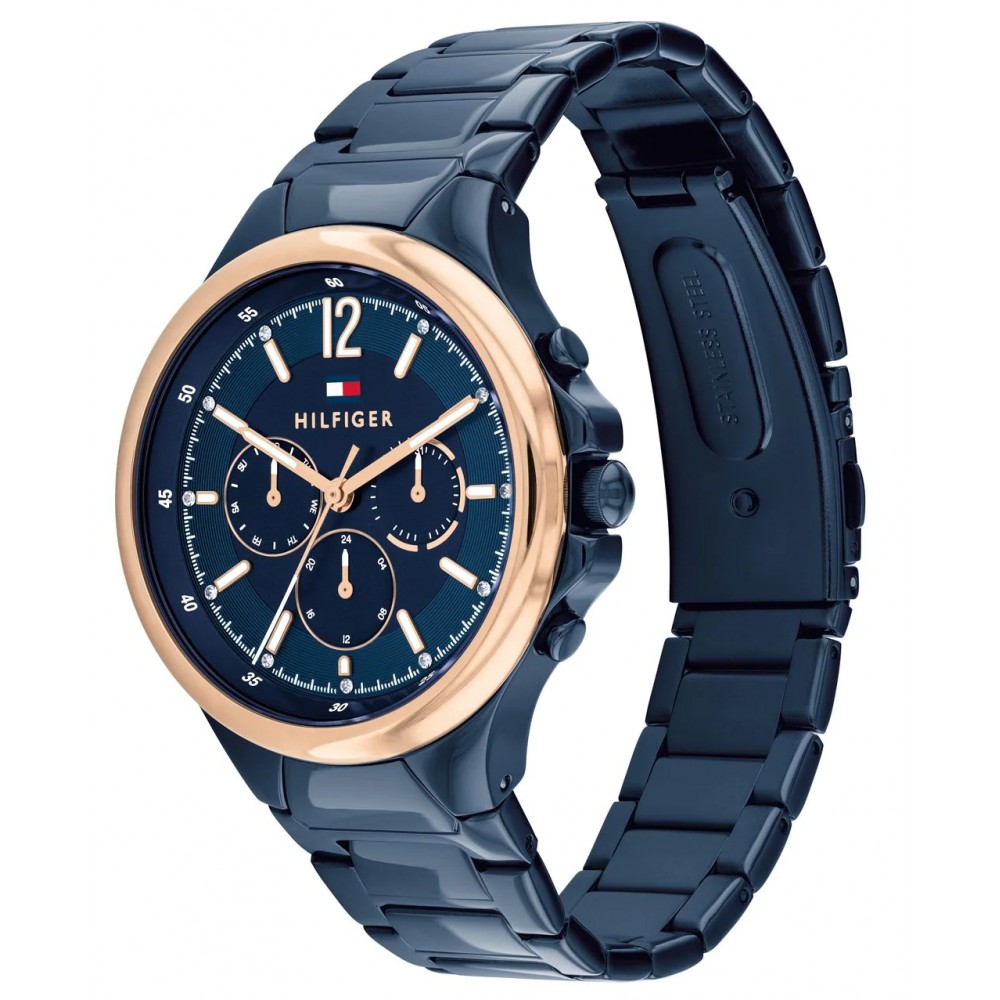 Tommy HILFIGER Siena Ρολόι Γυναικείο Μπλε Ανοξείδωτο Ατσάλι Μπρασελέ 1782601