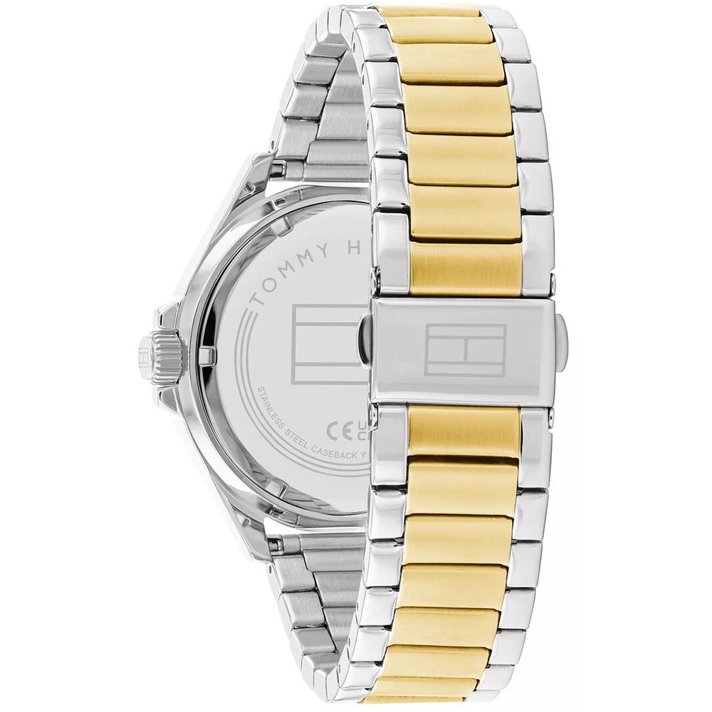 Tommy HILFIGER Logan Ρολόι Ανδρικό Ασημί/Επιχρυσωμένο Ανοξείδωτο Ατσάλι μπρασελέ 1792013