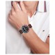 Tommy HILFIGER Lance Ρολόι Ανδρικό Καφέ Δερμάτινο λουράκι 1792166