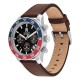 Tommy HILFIGER Lance Ρολόι Ανδρικό Καφέ Δερμάτινο λουράκι 1792166