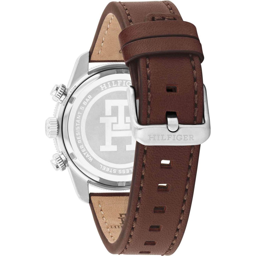 Tommy HILFIGER Lance Ρολόι Ανδρικό Καφέ Δερμάτινο λουράκι 1792166