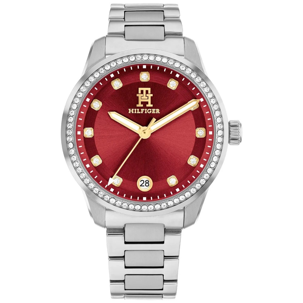 Tommy HILFIGER TH85 Γυναικείο Ρολόι Ασημί Ανοξείδωτο Ατσάλι Μπρασελέ 1782794