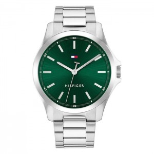 Tommy HILFIGER Sport Ρολόι Ανδρικό Ασημί Ανοξείδωτο Ατσάλι μπρασελέ 1710672