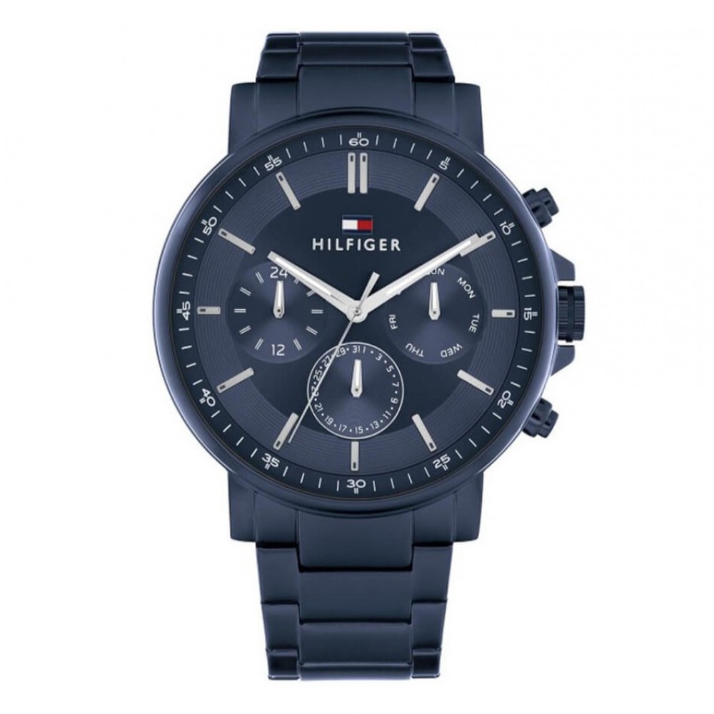 Tommy HILFIGER Tyson Ρολόι Ανδρικό Μπλε Ανοξείδωτο Ατσάλι μπρασελέ 1710705