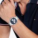 Tommy HILFIGER Hudson Χρονογράφος Ρολόι Ανδρικό Ασημί Ανοξείδωτο Ατσάλι μπρασελέ 1710722