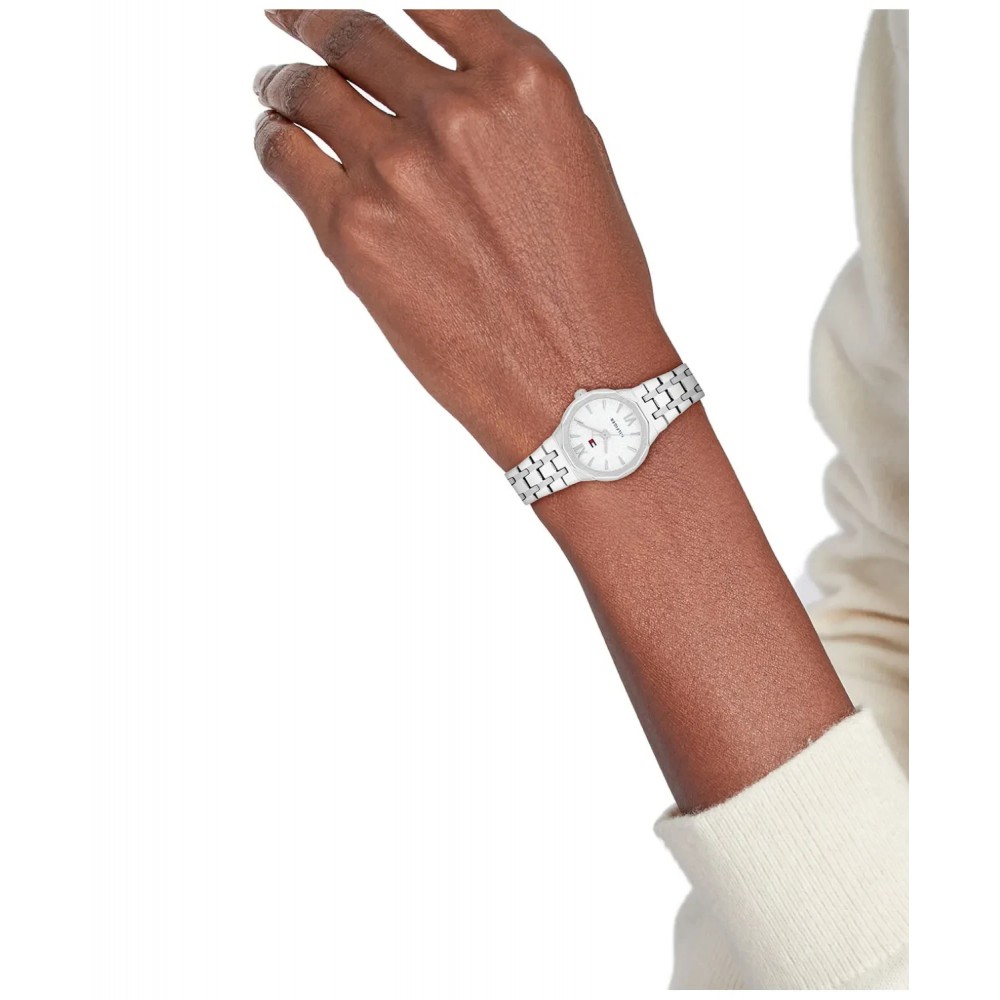 Tommy HILFIGER Mackenzie Γυναικείο Ρολόι Ασημί Ανοξείδωτο Ατσάλι Μπρασελέ 1782889